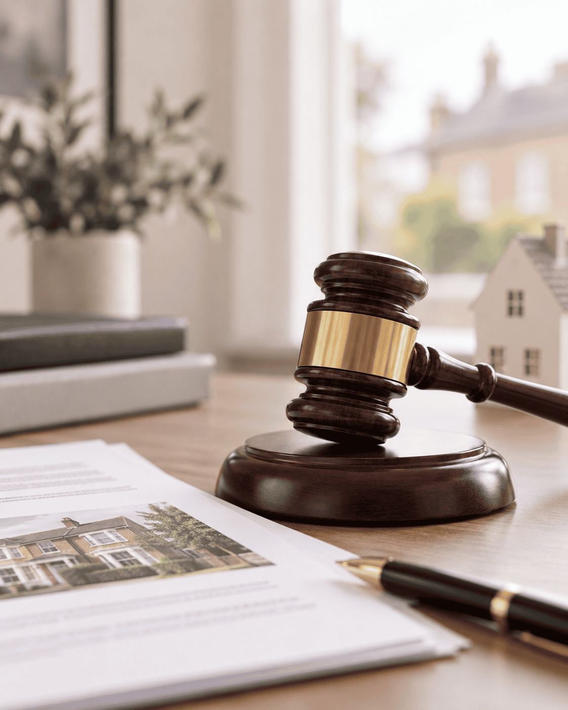 Auction purchase property finance scenario